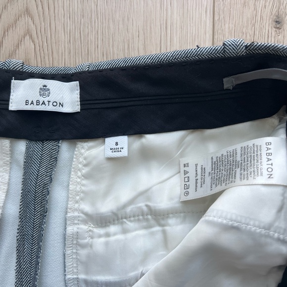 NWOTS Babaton agency pant Softly structured classic-fit high-waisted trousers - Picture 13 of 17